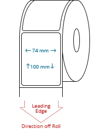 74 mm x 100 mm Roll Labels