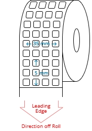 35(5) mm x 5 mm Roll Labels