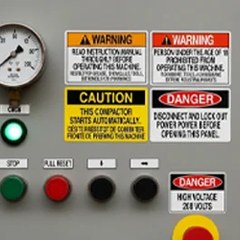 Industrial Equipment Labels