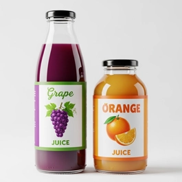 Juice Bottle Labels