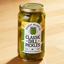 Pickle Jar Labels