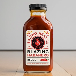 Sauce Bottle Labels