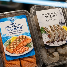Seafood Container Labels