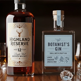 Spirits Bottle Labels