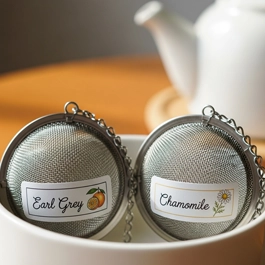Tea Infuser Labels