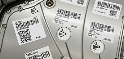 Aerospace Component Tracking Labels 