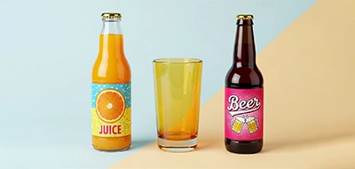 Beverage Bottle Labels 