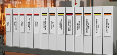 Binder Labels for High-Temperature Environments 