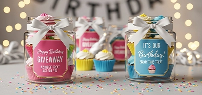 Birthday Giveaway Labels 