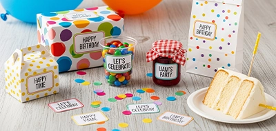 Birthday Party Labels 