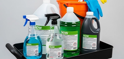 Cleaning Product Container Labels 