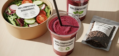 Clear Compostable Product Labels 