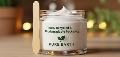 Clear Eco-Friendly Packaging Labels 