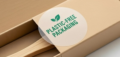 Clear Plastic-Free Packaging Labels 