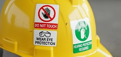 Clear Safety Equipment Labels 