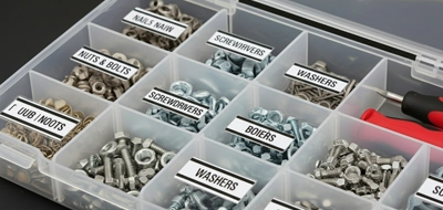 Clear Tool Box Labels 