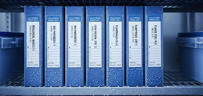 Cryogenic Lab File Folder Labels 