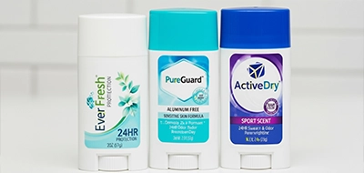 Deodorant stick labels 