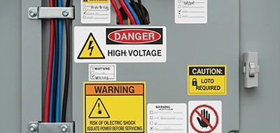 Electrical Panel Warning Labels 