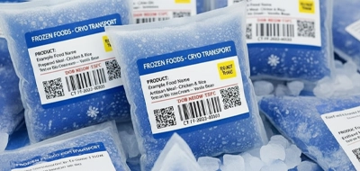 Frozen Food Labels for Cryogenic Transport 