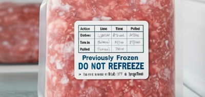 Frozen Food Pouch Labels 