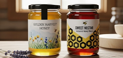 Honey Jar Labels 