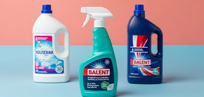Household Cleaning Product Labels 