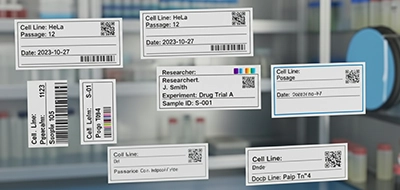 Incubator Sample Labels 