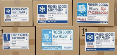 International Shipping Labels for Frozen Goods 