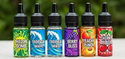 Labels for E-liquid Vape Bottles 