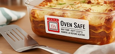 Oven-Safe Container Labels 
