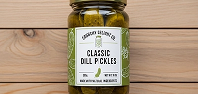 Pickle Jar Labels 