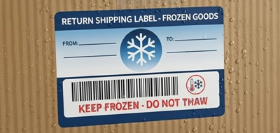 Return Shipping Labels for Frozen Items 