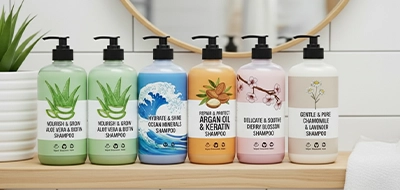 Shampoo Bottle Labels 