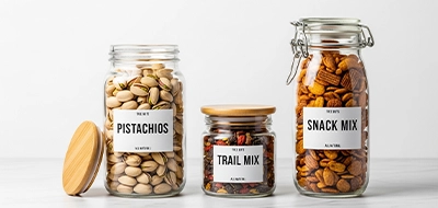 Snack Container Labels 
