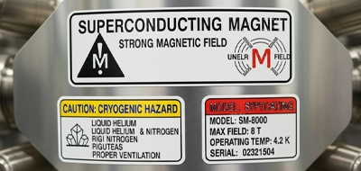 Superconducting Magnet Labels 