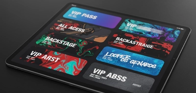 VIP Pass Labels 