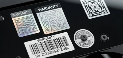 Warranty Labels 