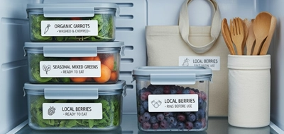Zero-Waste Cold Storage Labels 