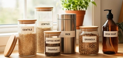 Zero-Waste Container Labels 
